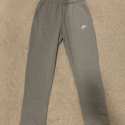 Grey Nike Uncuffed Pants