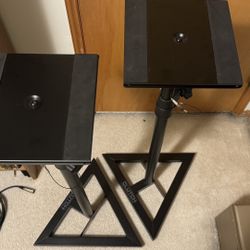 Studio Speaker Stands - Solid and well built And Isolation Wedge Foam
