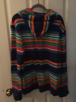 Polo Ralph Lauren Men’s Striped Hoodie – Size Large – $75