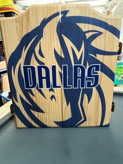 Dallas Maverick dart board