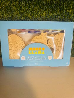 Wood mermaids paint Kit