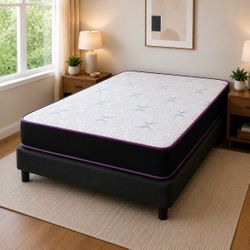 Queen Size Mattress 10” Inches Thick ✨New From Factory Excellent Comfort Also Available: Twin, Full And King Same Day Delivery 🚚