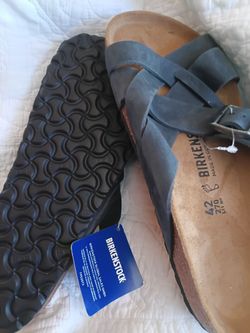Birkenstock Lugano 43 dusty blue new