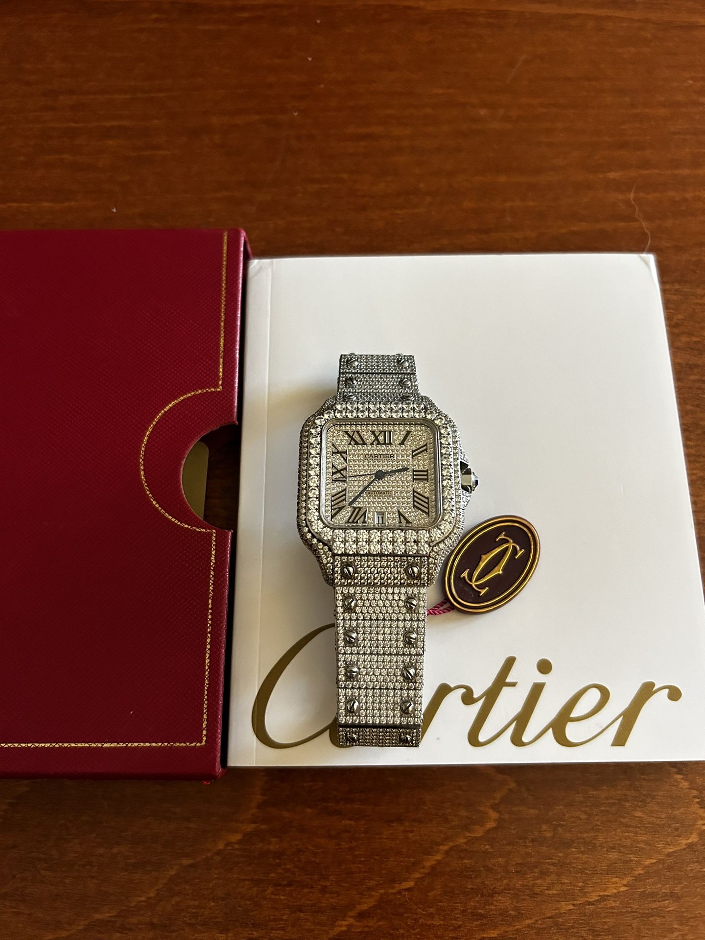 Moissanite Diamond Fully Iced Out Watch 