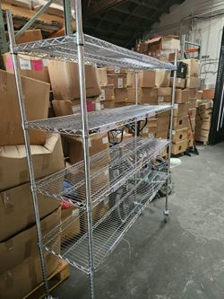 Rolling storage racks