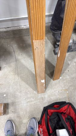 Solid Oak Fluted / Grooved Architectural Moulding - VINTAGE