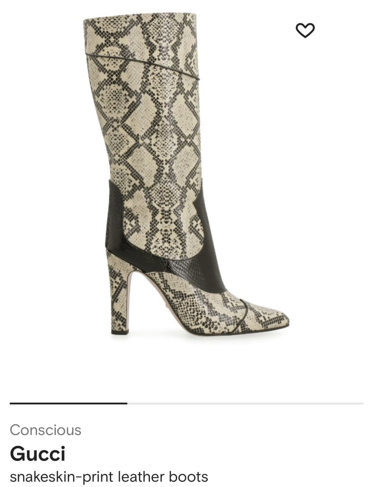 Gucci Snake Boots