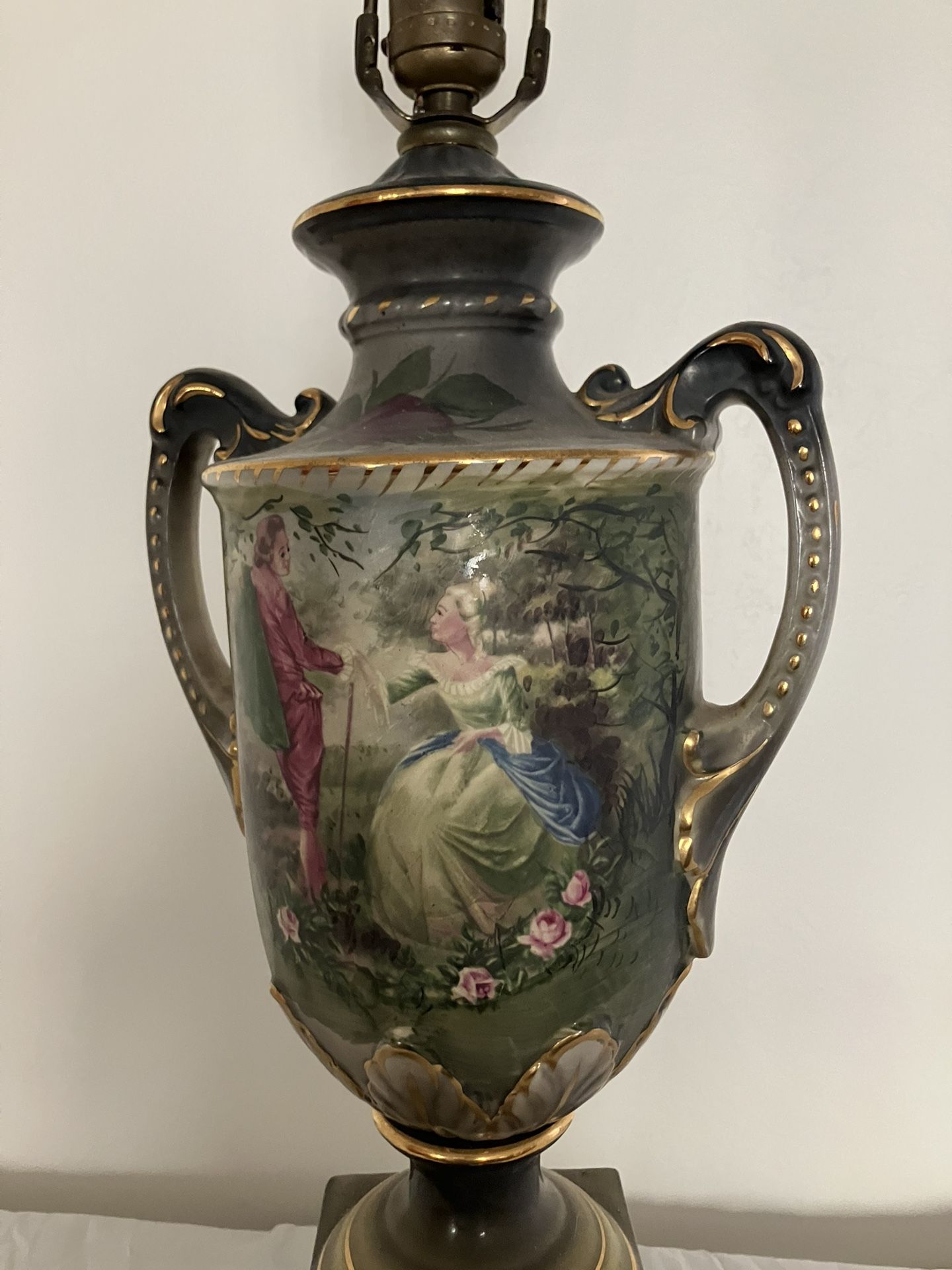 Antique Porcelain Lamp