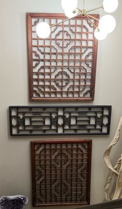 Chinese elm window panels