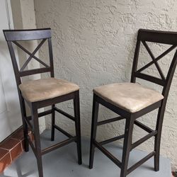 Microfiber Bar Stool Set $50