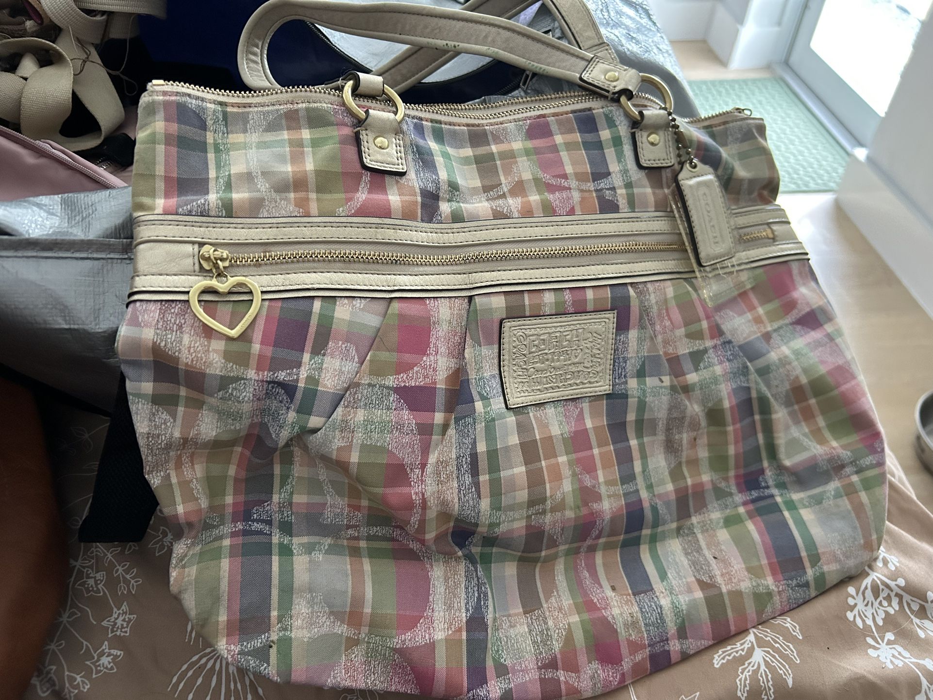 Previously Used Coach Bag And Wallet