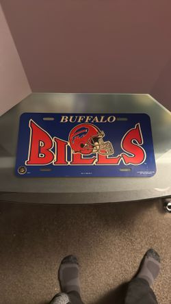 Old Buffalo Bills Plastic License Plate 1998 