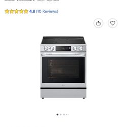 Lg 30” Induction Range