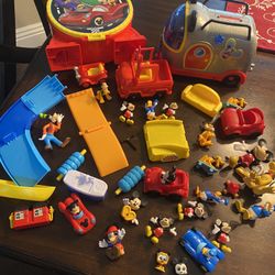Huge Mickey Mouse Toys Lot 