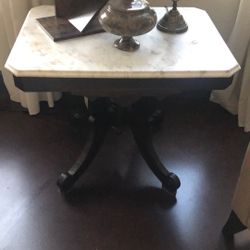 Antique marble top Table