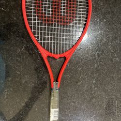 Wilson Pro Staff Precision XL 110 Adult Tennis Racket, Grip Size 3 - Red