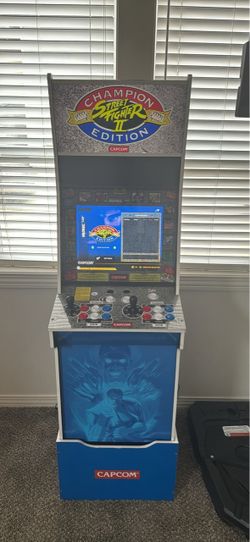 Arcade1Up Street Fighter II Champion Edition Legacy Cabinet — 12 Games