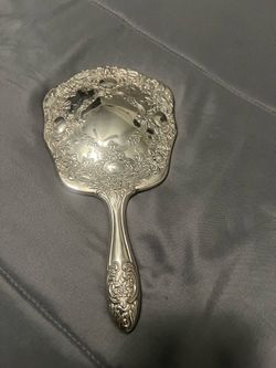 Vintage Victorian hand mirror