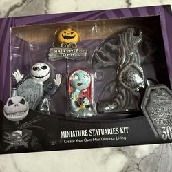 NIGHTMARE B4 CHRISTMAS MINIATURE STATUARIES KIT FIGURINE SET