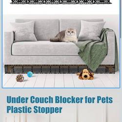Under Furniture Blocker Set - 35 PCS Versatile Under Couch and Bed Blocker for Pets