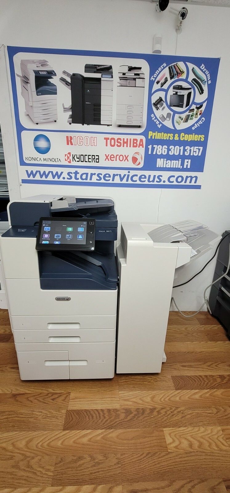 Xerox AltaLink B8155 B&W HIGH SPEED PRINTER Scanner Copier 55PPM A3 MFP