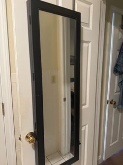 Mirror - door hanging with storage
