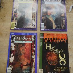 LOT 4 THE SAND MAN ESSENTIAL VERTIGO DC COMICS 1 AUG 2 SEPT 4 NOV 8 NOV 1996. GOOD CONDITION. COLLECTIBLE 1(contact info removed)3404
