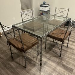 Dining Table Plus Chairs Plus Matching Side Tables 