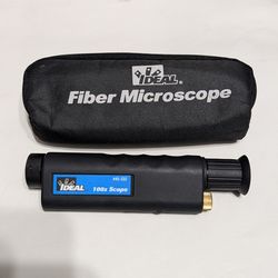 Ideal 45-332 Inspection Microscope 100X Magnification Broken Zipper On Case Works Great