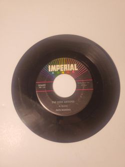 Vintage Fats Domino 7" Vinyl Record Single 45 RPM Imperial Untested