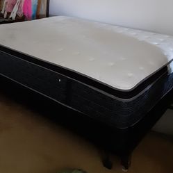 KINGSDOWN Queen Size Bed. New At $5k+