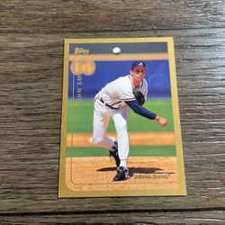 1999 Topps John Smoltz Baseball Card Atlanta Braves