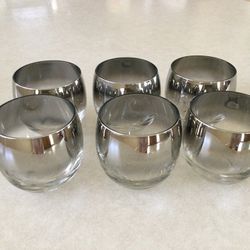 DOROTHY THORPE ROLY POLY SILVER RIMMED GLASSES   (6)