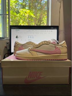 Jordan 1 Retro Low OG Travis Scott Shy Pink