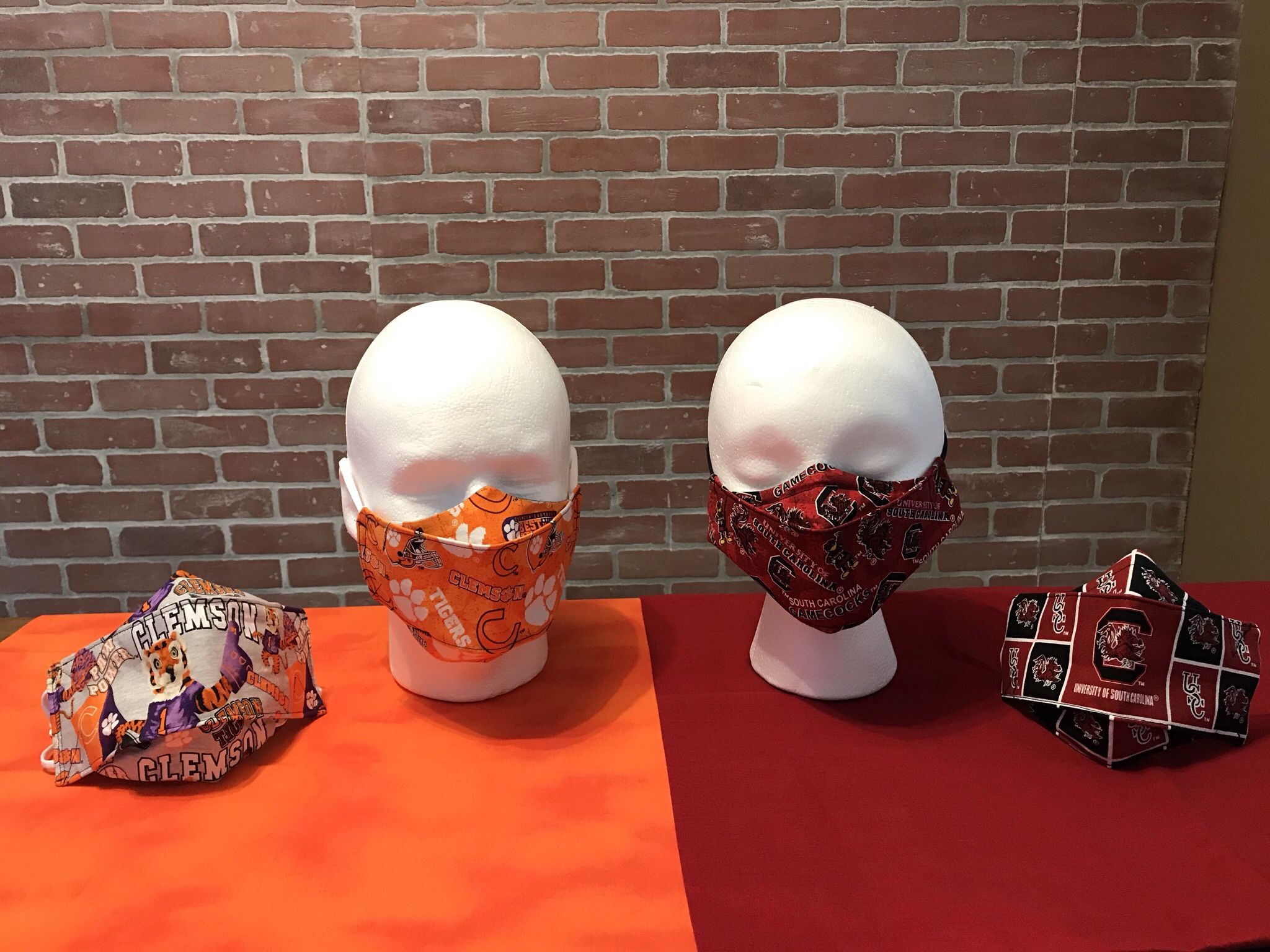 Gamecock/Clemson 3D Face Mask