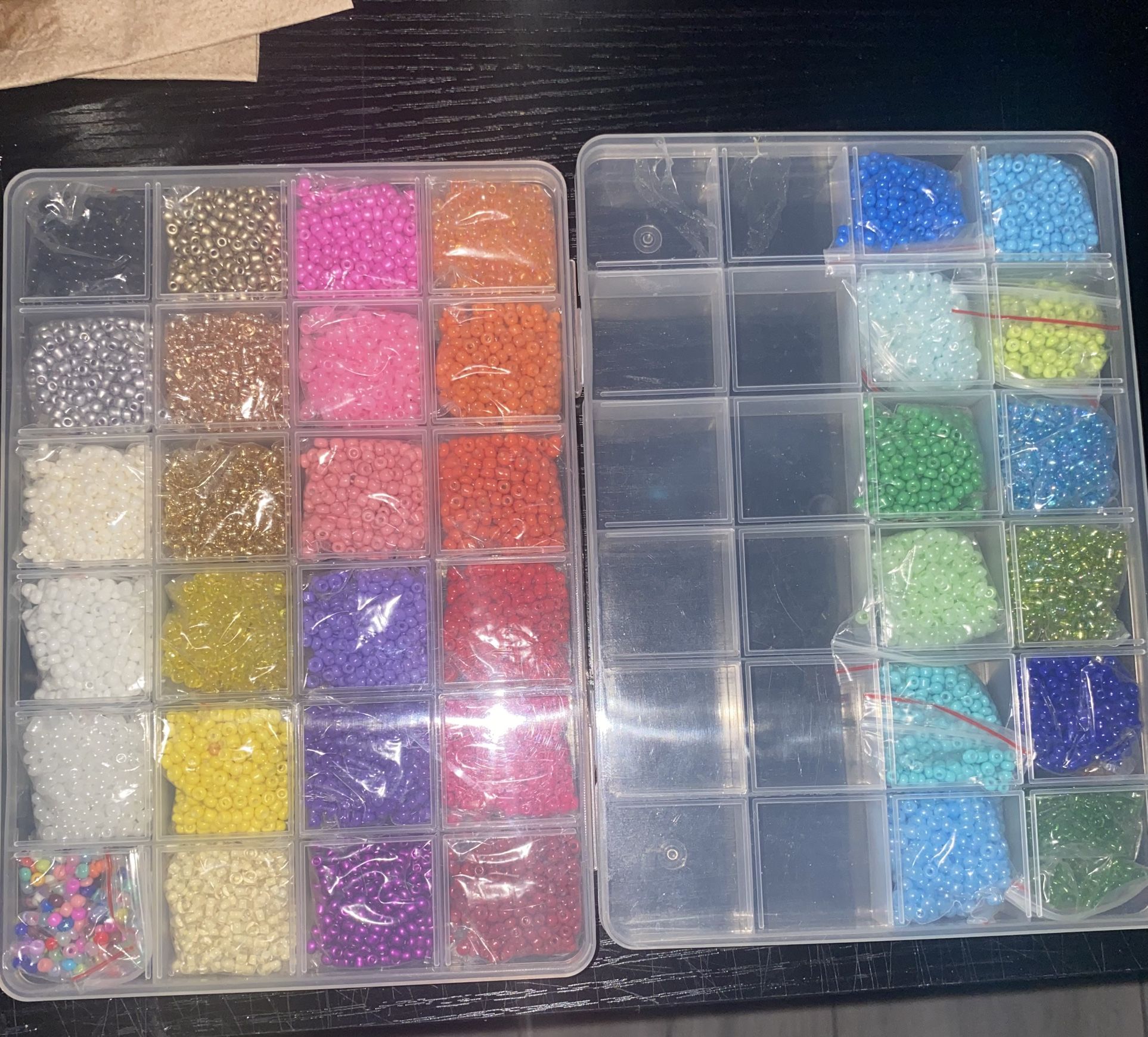 Seed beads & flat beads