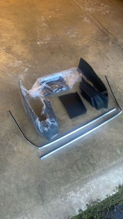 Cadillac Fleetwood bumper fillers and vinyl top chrome trim