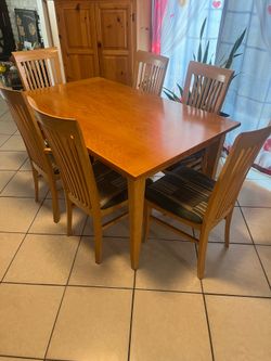 Table and chairs