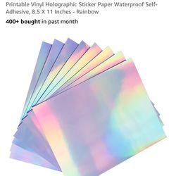 Holographic sticker paper