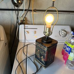 vintage frederick cooper for wildwood asian oriental tea caddy tin table lamp