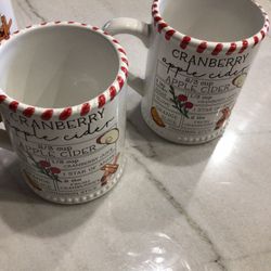 Cranberry Apple Cider Aa mugs 