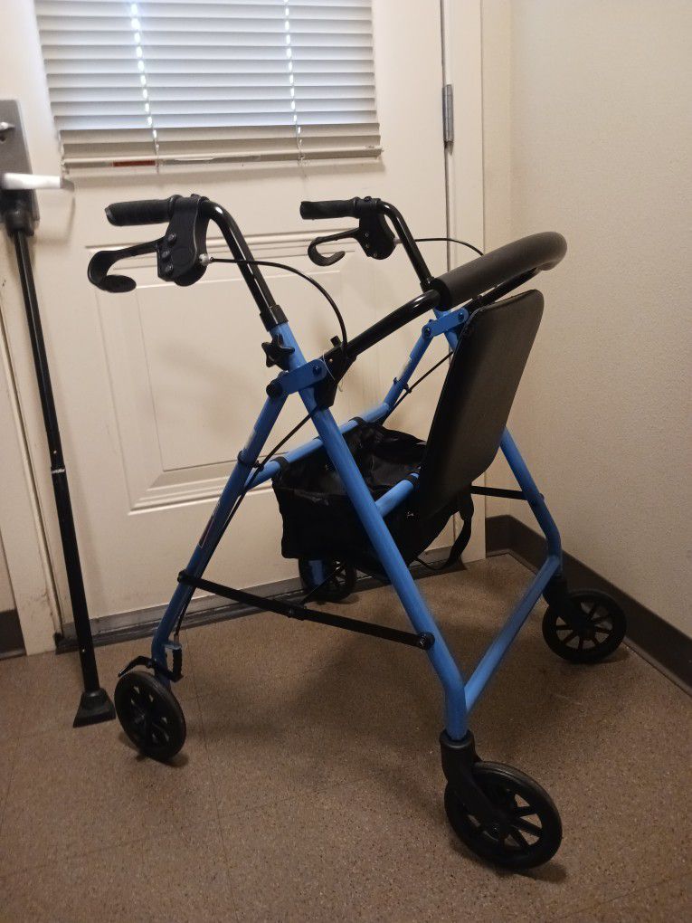 Walker Guardian 300 Lb Beautiful Cornflower Blue And Black Shiny Diamond This Thing Is Gorgeous And Brand New Indoor/outdoor Use With Storage Bag Incl