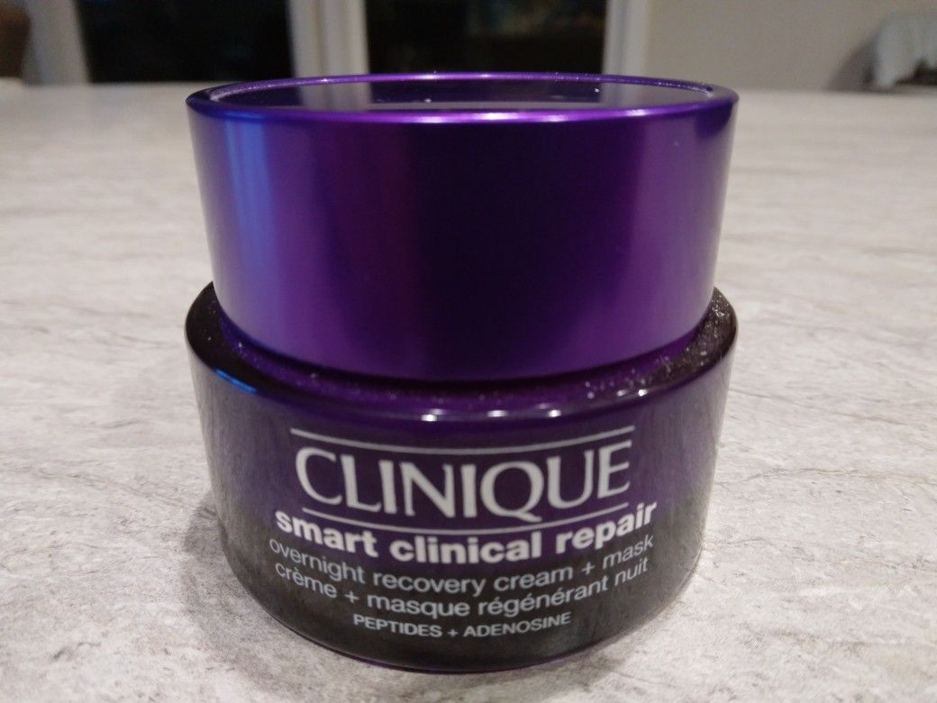 Clinique Smart Clinical Repair Over Night Recovery Cream +mask 1.7 Oz