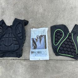 Knee Pads and 2 Pairs of Padded Shorts