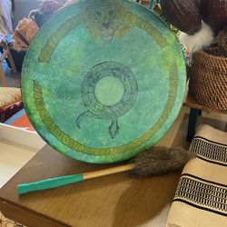Hand Painted Shamanic drum 