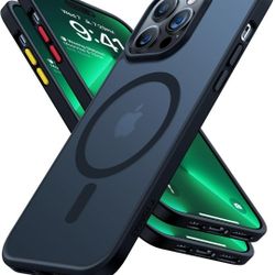TORRAS Magnetic Guardian Designed for iPhone 14 Pro Max Case [Military Grade Drop Tested] [Compatible with MagSafe] Slim Translucent Matte Case for iP