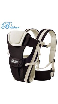 Bethbear Multipurpose Adjustable 4 in 1 Baby Carrier Backpack (Beige)