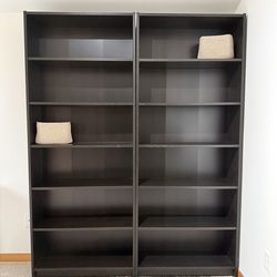 IKEA Billy Bookcases, Brown-Black, $75 each or 2 for $120