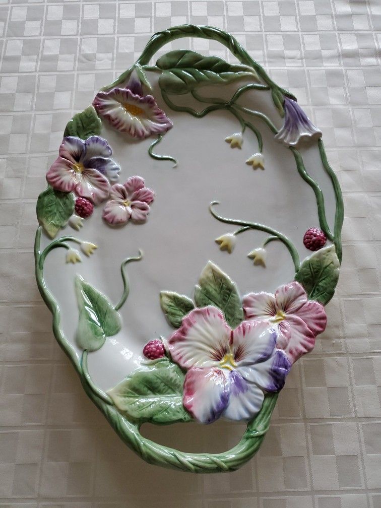 Stunning Fitz And Floyd Halcyon Platter