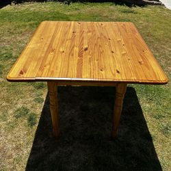 4 ft Solid Wood Kitchen Table 